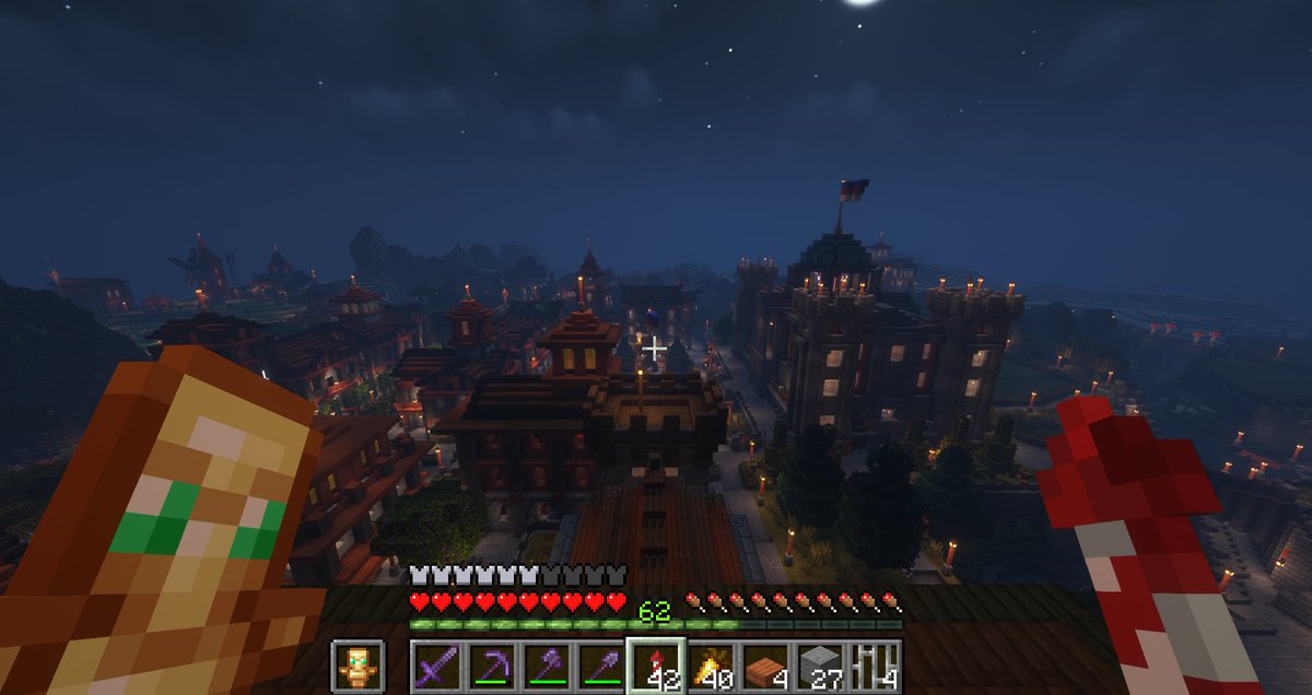 FrishAdam's tweet photo. Lavanna City, Lavencia (Survival Long-Term World) #Minecraftbuilds #minecraftsurvival https://t.co/0mfmqQ1D3a