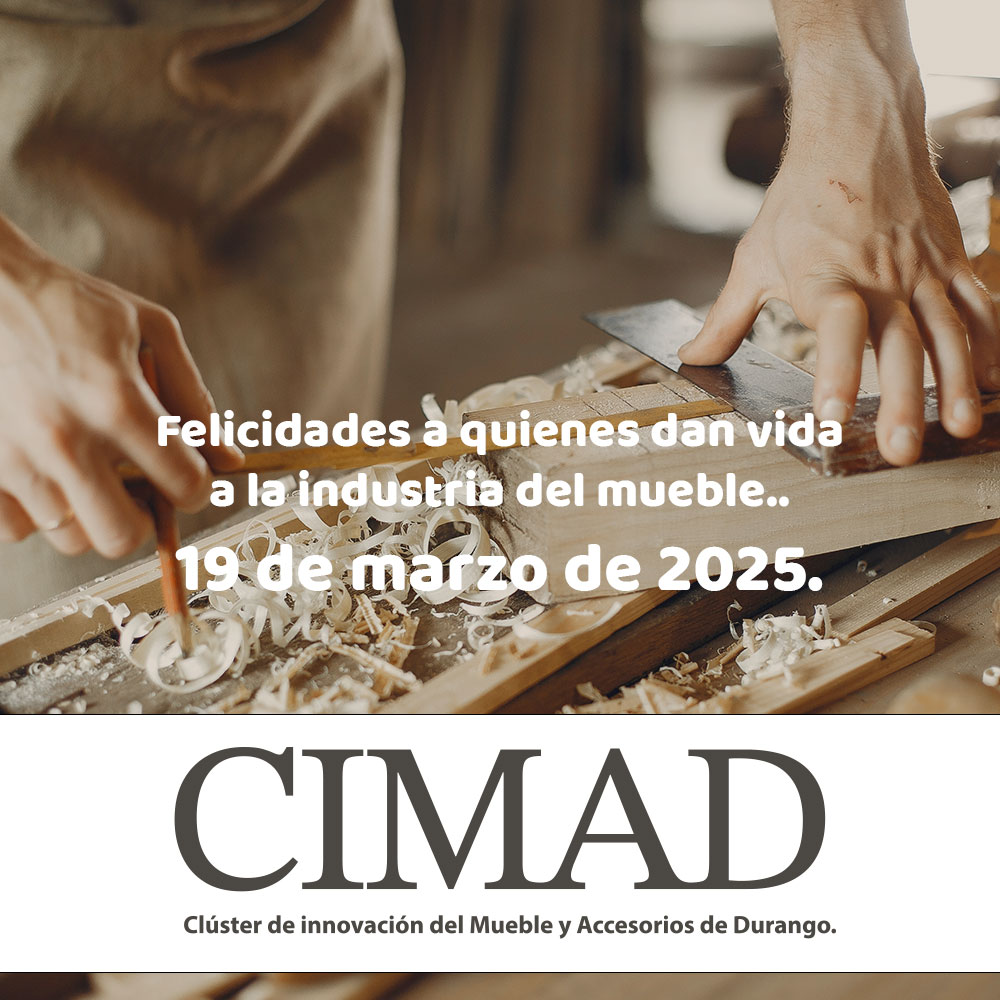 CIMADmx's tweet photo. ¡Felicidades a quienes impulsan la industria del mueble! 🎉 Su compromiso con la calidad e innovación fortalece el sector. ¡Sigamos creando grandes proyectos! 💪✨ #IndustriaDelMueble #MaestrosMuebleros #PasiónPorElDiseño https://t.co/RzyBA6AWqP