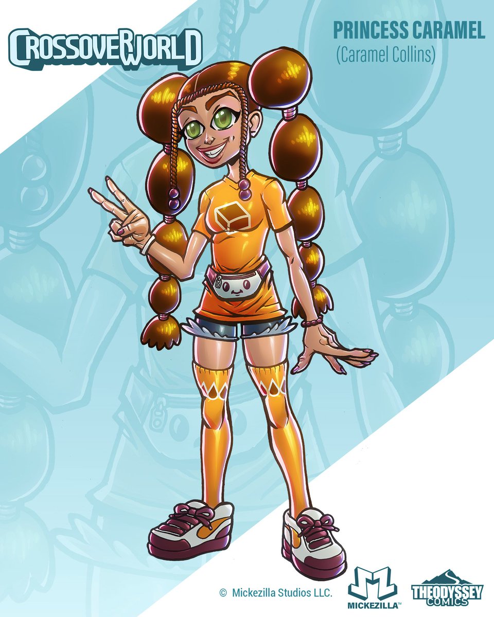 Mickezilla's tweet photo. Caramel Collins is an average high school girl from Florida who happens to be the long-lost descendant of a beloved royal family from a mystical magical world.
.
.
.
.
#CrossoverWorld #mickezilla #dirktheduppy #princess #caramel #princesscaramel #characterdesign #conceptart https://t.co/otUScUPOz6