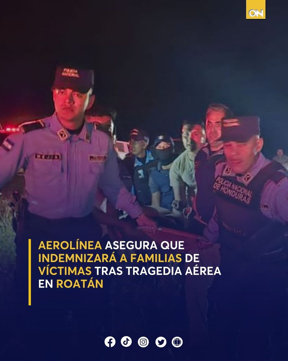 11_Noticias's tweet photo. Tras la tragedia aérea en Roatán que dejó 12 fallecidos, la aerolínea se compromete a responder económicamente a los familiares de las víctimas. 🕊️ Conoce lo que dijeron sus representantes aquí. 👉🏼 https://t.co/TRlLTox3G2 

#Roatán #TragediaAérea #Lanhsa #Honduras https://t.co/C1tY2tQemW