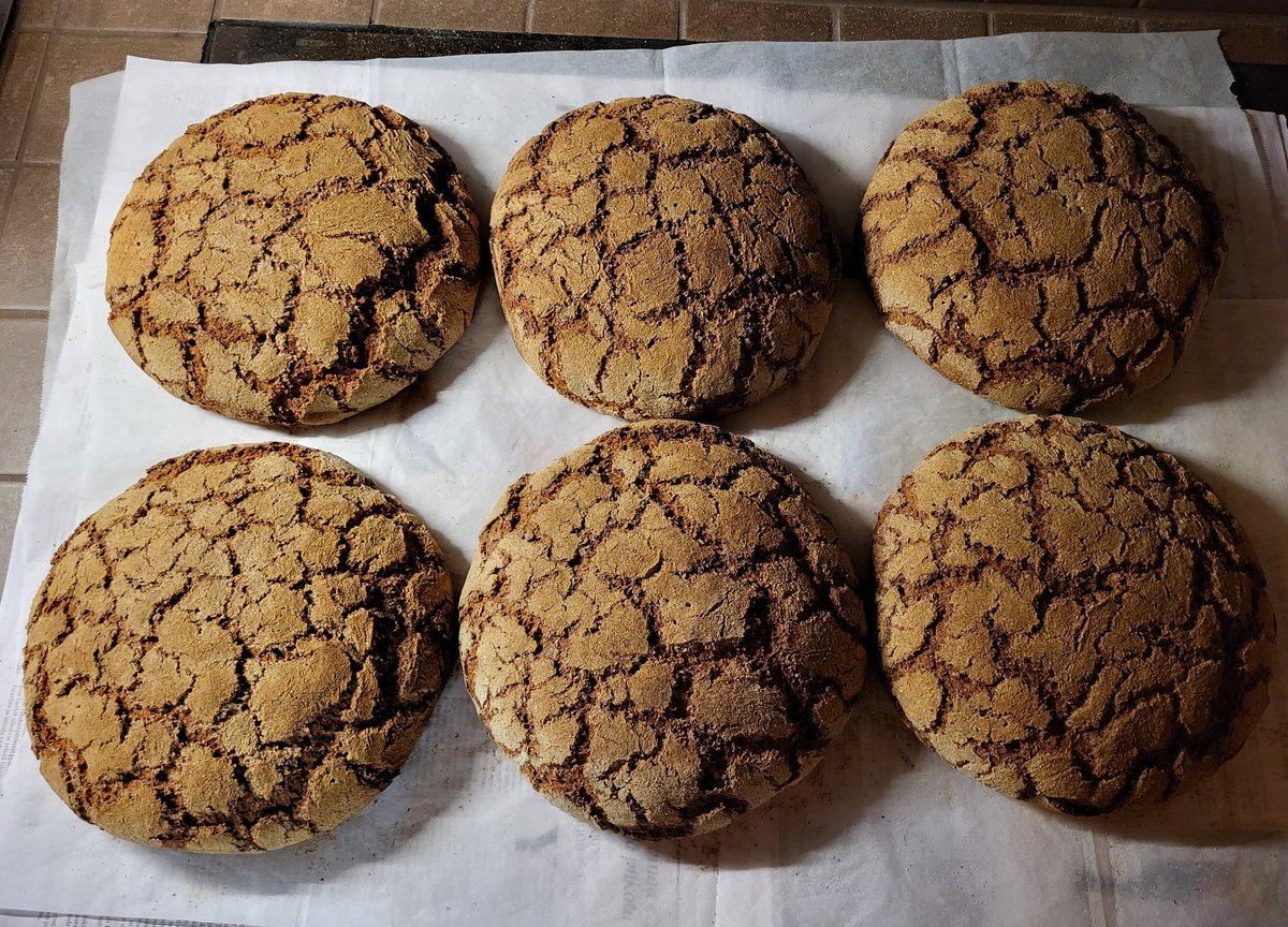 Leivät uunista ulos. Pientä repeilyä, mutta haitanneeko.
#leipäpäivitys #ruistaranteeseen #maustuisvarmaansullekin #Sormulankeittiöstä