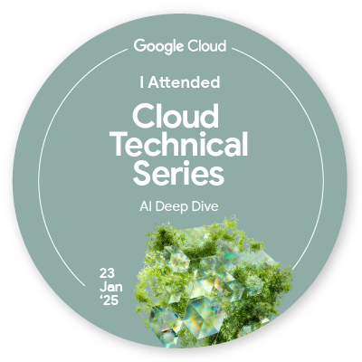 thinkrocksavi's tweet photo. I have attended Cloud Technical Series AI Deep Dive

https://t.co/zsurSRYfUB https://t.co/7yEHYFnx1r