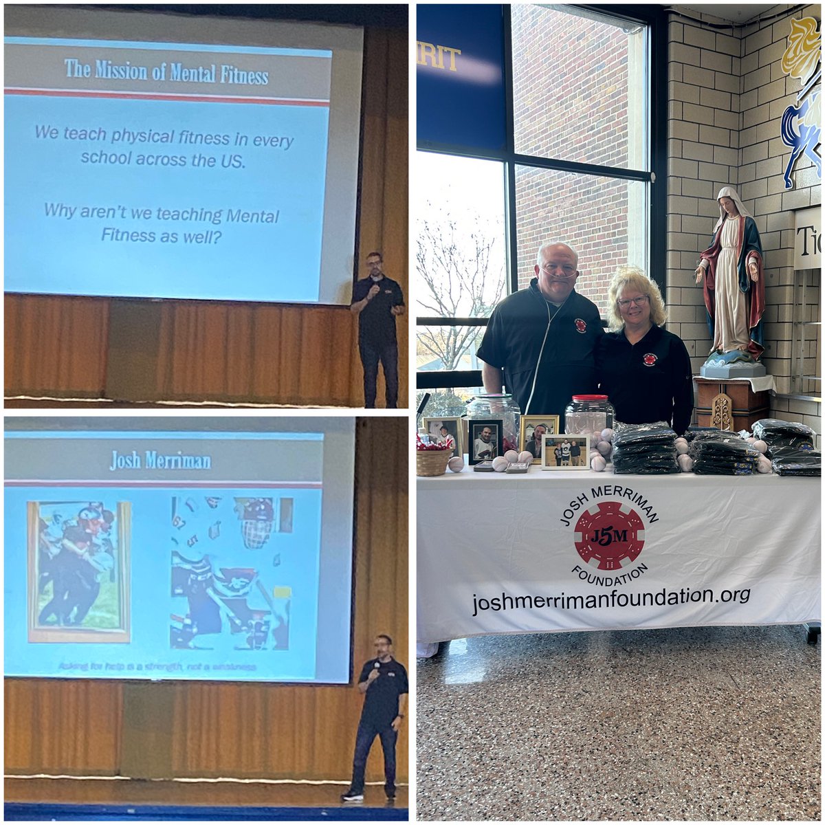 This past Tuesday we partnered with Steve Wize from Mental Fitness to educate the students of Steubenville Catholic Central! #J5M #MentalHealthAwareness