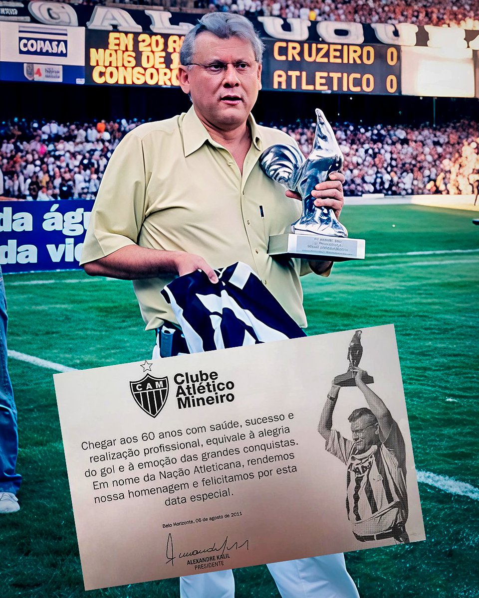 Miltonneves's tweet image. Desta homenagem, jamais esquecerei!
Muito obrigado, Galo!

#atleticomg #atléticomg