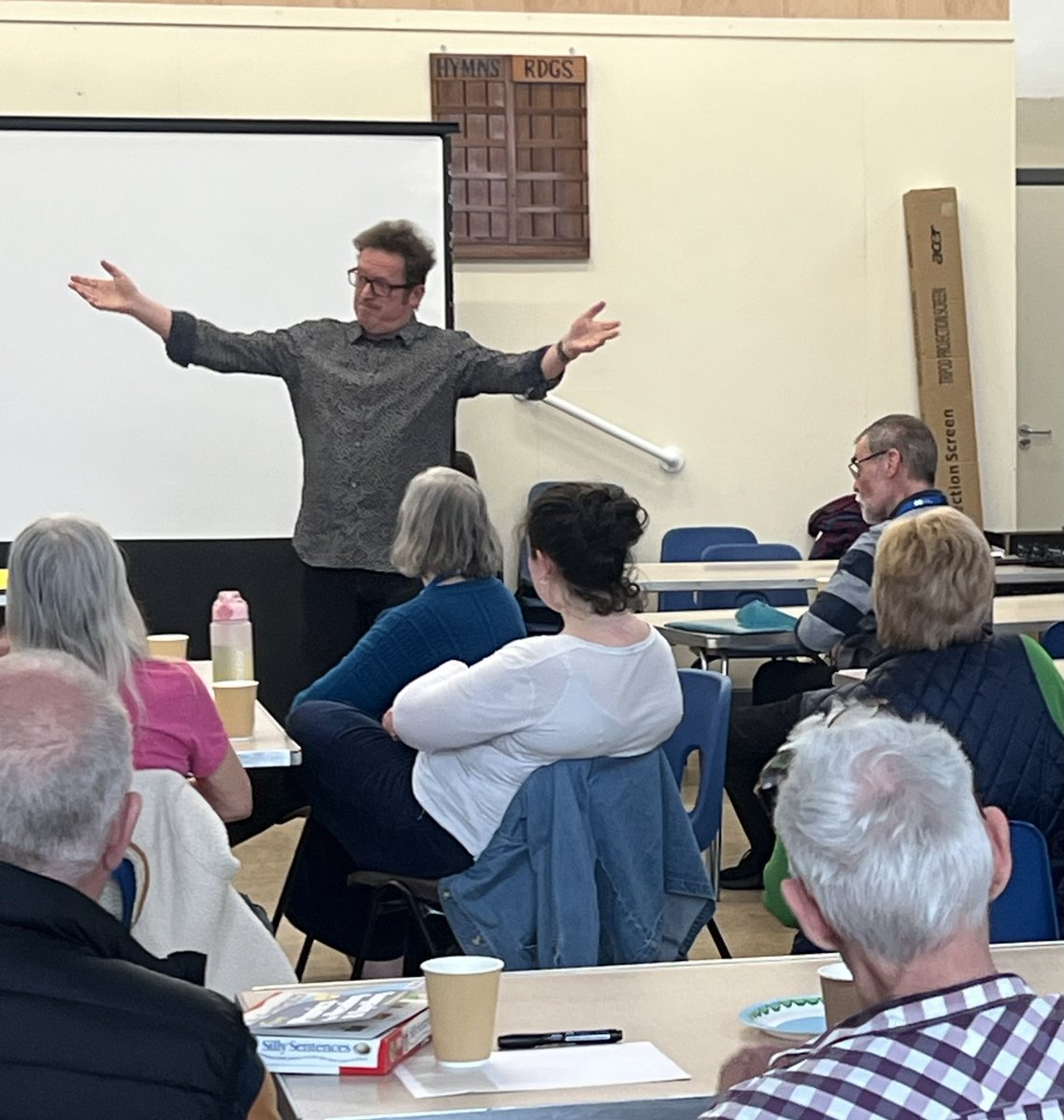 Our AGM today! Great afternoon. Thanks to all attendees, Volunteers, Trustees, guests <a href="/paulcooksonpoet/">Paul Cookson</a> for fab poetry reading/Ukele playing, Juliet Campbell MP <a href="/JOCampbellMP/">Juliet Campbell MP</a> and National Literacy Trust Stacey Shillingford. A good year. We #lovereading #lovevolunteers