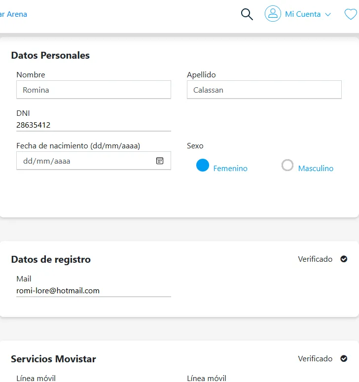 goDiePL's tweet photo. @MovistarArg Hola. Quisiera saber cómo cambiar los datos de perfil de Club Movistar. Tengo líneas que figuran a nombre de otra persona, y otras con los datos todos mezclados: los mails, DNI, nombres. ¿se puede corregir todo eso? https://t.co/2k7HfRNwSf