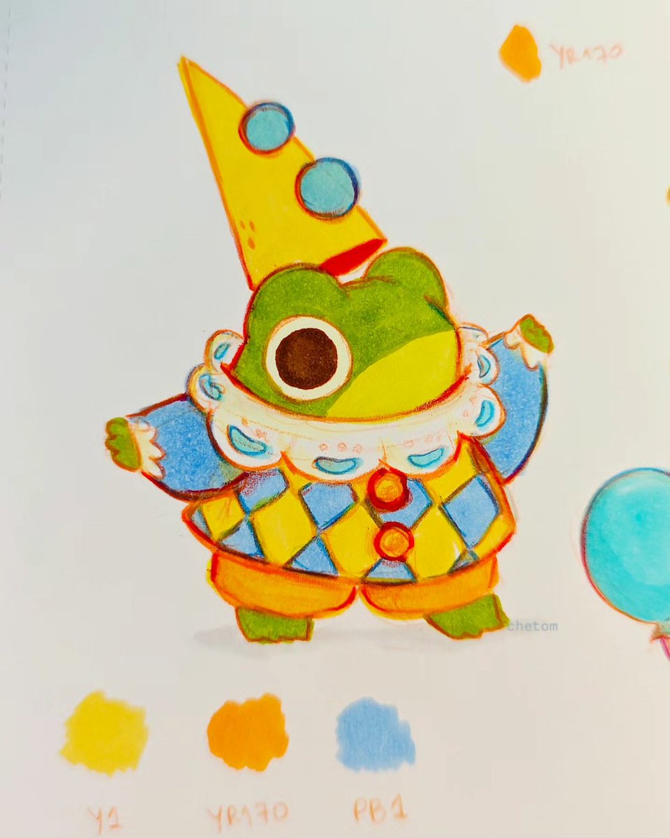 happy frog Friday! 🐸🧡🎪