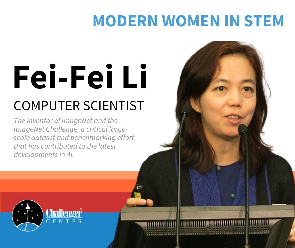 ChallengerCtr's tweet image. #WomensHistoryMonth💜 is about more than just honoring the past... today, we&apos;re spotlighting a few of the amazing contemporary women in #STEM whose achievements have benefited humankind: Fei-Fei Li, Ayanna Howard, Jennifer Doudna, &amp;amp; Sabrina Gonzalez Pasterski #WomeninSTEM