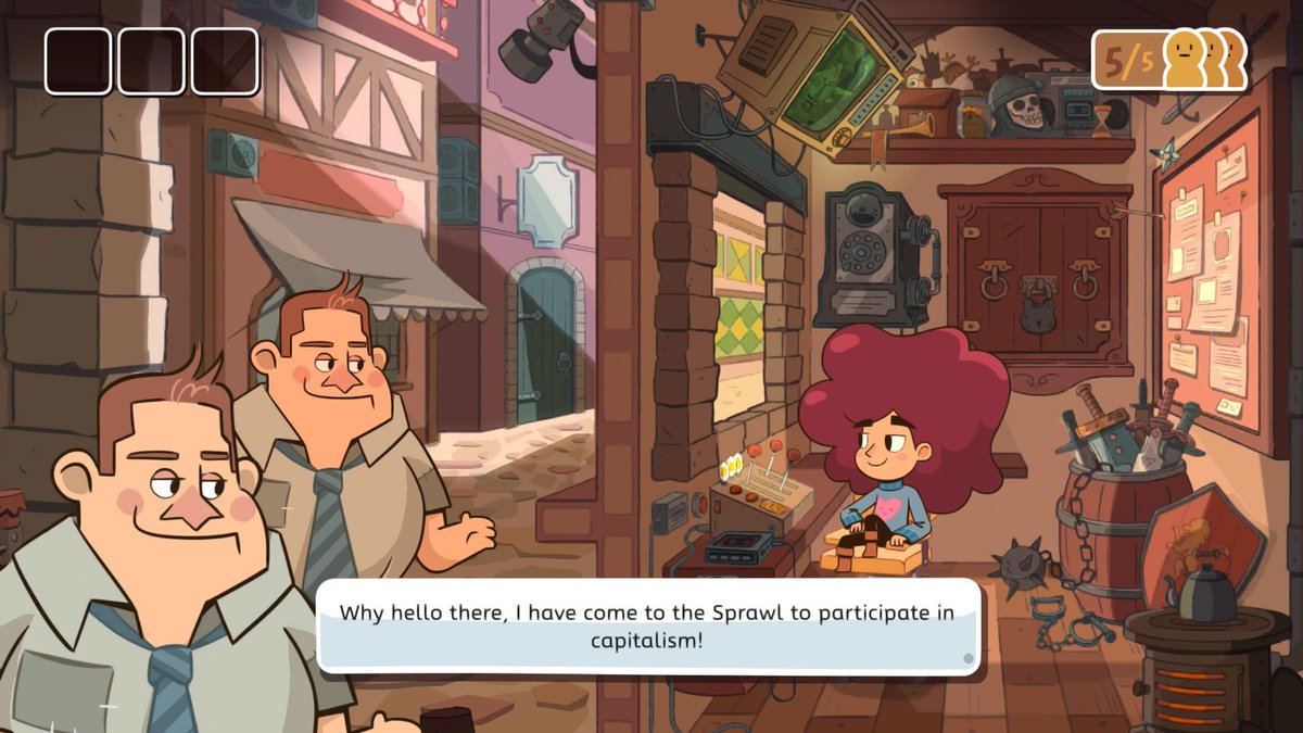 At least he’s being honest.

From Lil’ Guardsman, reviewed on episode 72 of our podcast!