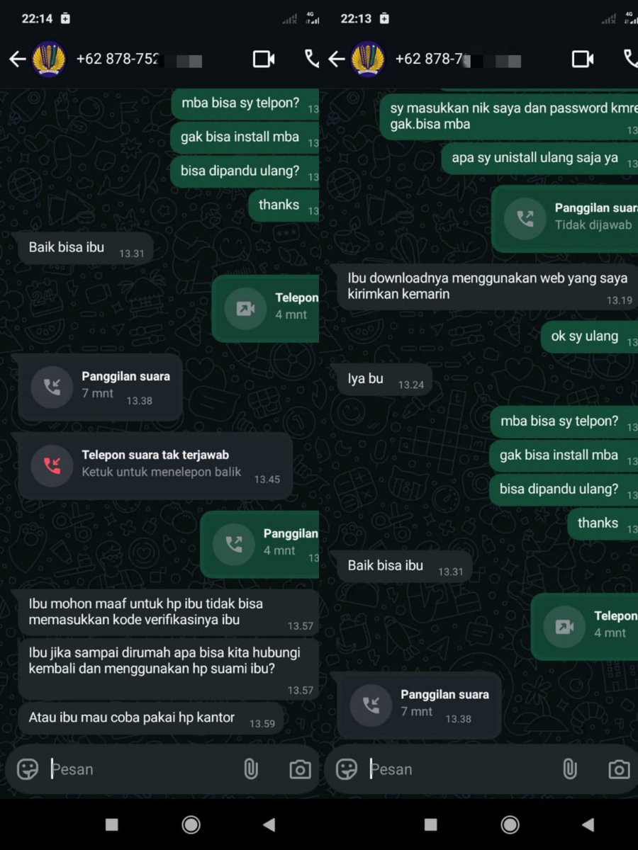 klanavid's tweet photo. Waspada! target kejahatan online, tidak hanya untuk perorangan, tapi perusahaan pun juga dijadikan sasaran scam, tak tanggung²😩

Untuk melancarkan aksinya, mereka para pelaku scammer bermodalkan identitas data perusahaan secara detail dan lengkap, yg seolah² menjadi petugas @DitjenPajakRI

Pertanyaannya.., darimana mereka dapatkan data pajak perusahan tersebut🤔 dan apakah data rahasia dengan sedemikian rupanya, ternyata begitu mudahnya mereka dapatkan😩

Scam berarti penipuan atau kecurangan, terutama dalam konteks online, yang bertujuan untuk mendapatkan keuntungan finansial atau informasi pribadi dari korban.

Pelaku scam menggunakan berbagai cara, seperti janji-janji palsu, tawaran yang menggiurkan, atau manipulasi psikologis untuk mengeksploitasi korban. 

Kejadian kali ini termasuk dalam Kategori scam dengan cara kerja melakukan Phishing. 

Phishing adalah bentuk penipuan online di mana penyerang menyamar sebagai entitas terpercaya (seperti bank atau perusahaan) untuk mendapatkan informasi sensitif seperti username, password, atau data kartu kredit, melalui email, pesan, atau situs web palsu, dan bahkan telphone yang meminta atau mengkonfirmasi data pribadi.

Phishing sering dilakukan dengan mengelabui korban agar memberikan informasi pribadi seperti nomor rekening bank, password, dan nomor kartu kredit. Phishing bisa dilakukan melalui email, telepon, SMS, atau media sosial.