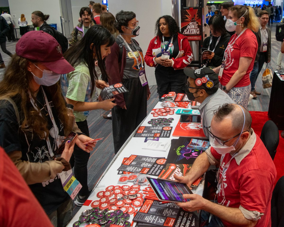 vgworkers's tweet image. It's been a blast talking to so many video game workers (and new UVW-CWA members!) about what we've been cooking 🔥 #GDC2025