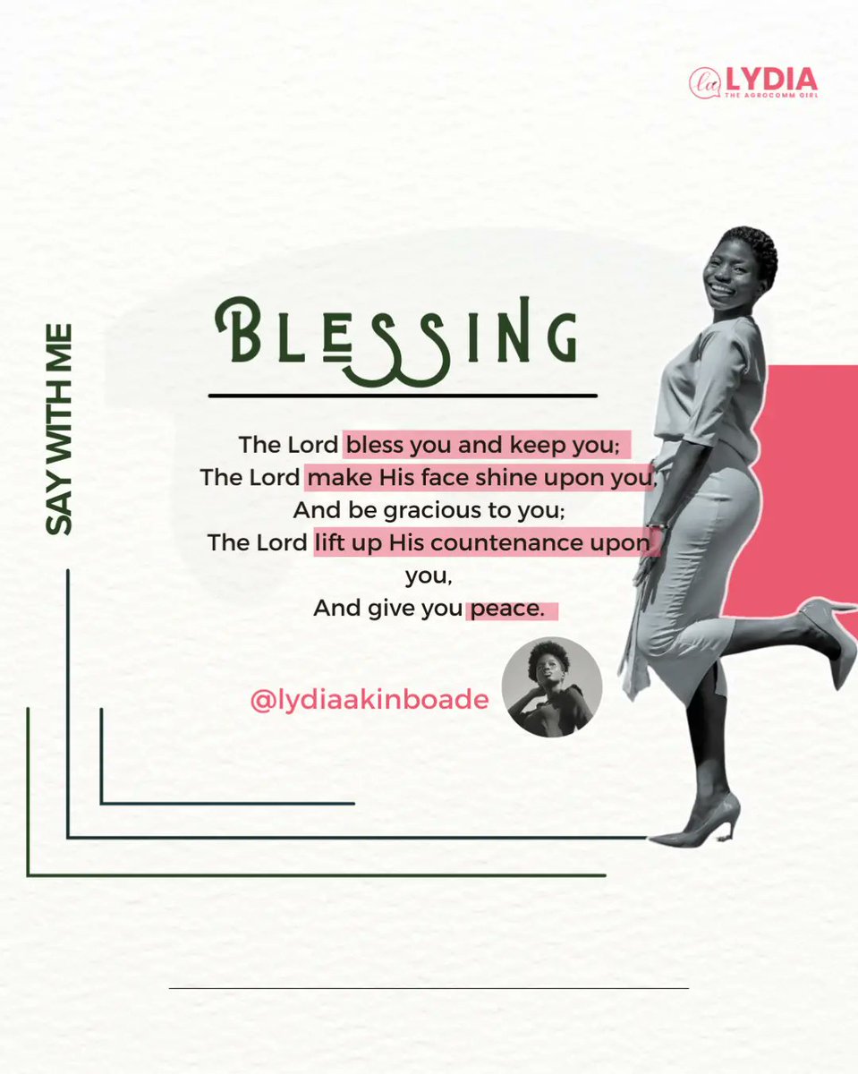 LydiaAkinboade's tweet photo. When you put the word of the Lord in your heart, it becomes your confession even in difficult circumstances.

Numbers 6: 24 - 26

📍📍 Have you been in any difficult situation before and all that comes subconsciously to your mind is the word? https://t.co/f52w1ZH5mP