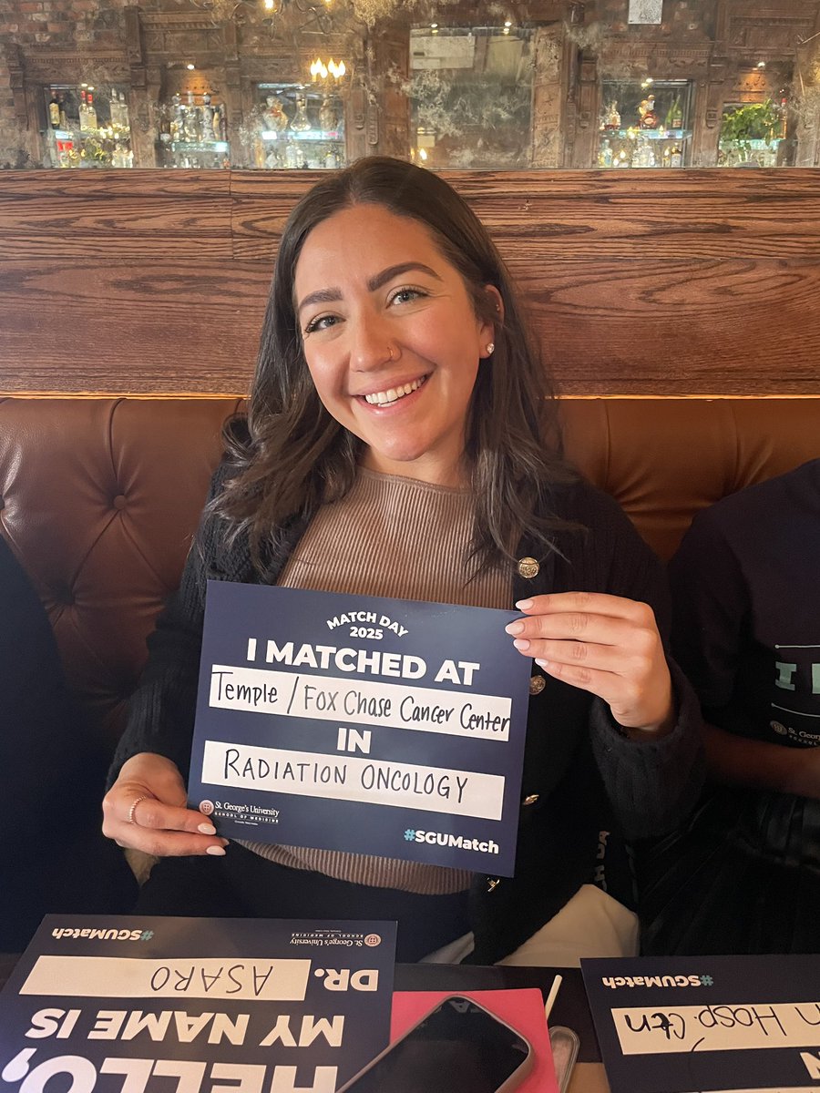 Alyssa Asaro (@asaroalyssa) on Twitter photo Im so excited to have matched at <a href="/FoxChaseCancer/">Fox Chase Cancer Center</a> Radiation Oncology! Thank you to all my mentors and my support system who got me here. It takes a village! And thank you to <a href="/StGeorgesU/">St. George's University</a> for giving me the opportunity to chase me dreams 💕 Im so excited to have matched at <a href="/FoxChaseCancer/">Fox Chase Cancer Center</a> Radiation Oncology! Thank you to all my mentors and my support system who got me here. It takes a village! And thank you to <a href="/StGeorgesU/">St. George's University</a> for giving me the opportunity to chase me dreams 💕