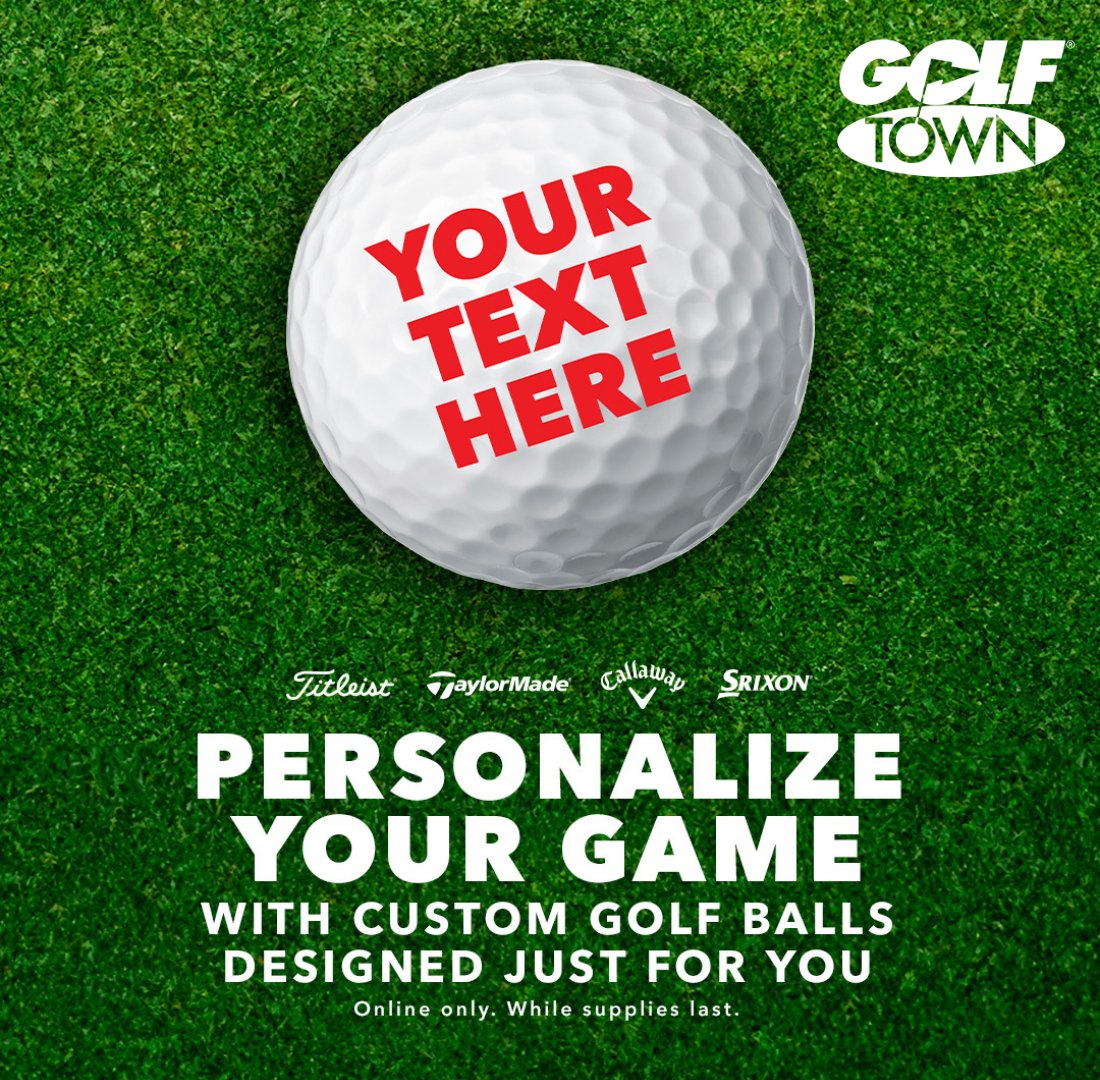 Sponsored Content: Add a personal touch to your game with <a href="/GolfTown/">Golf Town</a>'s personalized golf balls! Customize text on top-quality balls, whether it's your name or a special message, make every shot unique! Order now &amp; stand out on the course! ow.ly/s5n250VkHYx