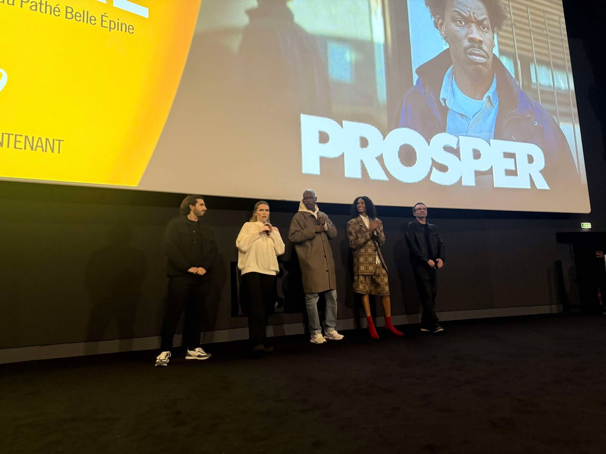 Quel honneur et quel bonheur d’avoir pu animé l’AVP du film Prosper en présence de L’équipe du film. Un grand merci à Emilie qui nous a proposer cette opportunité et cru en nous 🫶. Un régal 😍. #cinema