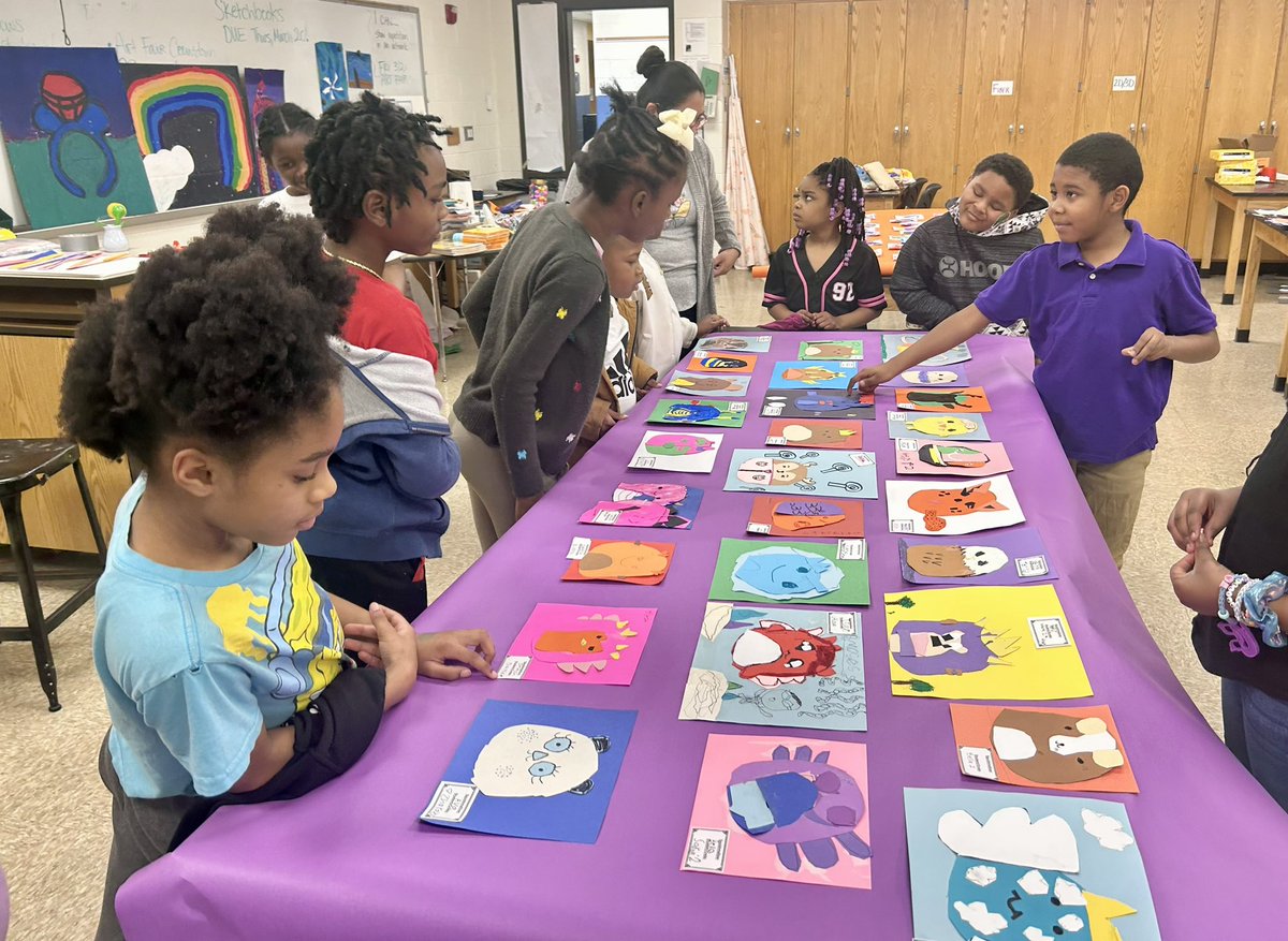 Today is PIT DAY <a href="/JWRiley43/">James Whitcomb Riley School 43</a>  families! 

Remember to stop by to meet with your child(ren)’s teacher to be updated on Data, Grades, Behavior and much more! 

We also have the JWR Art Fair happening today! See a sneak peak below of the scholars prepping for the show!