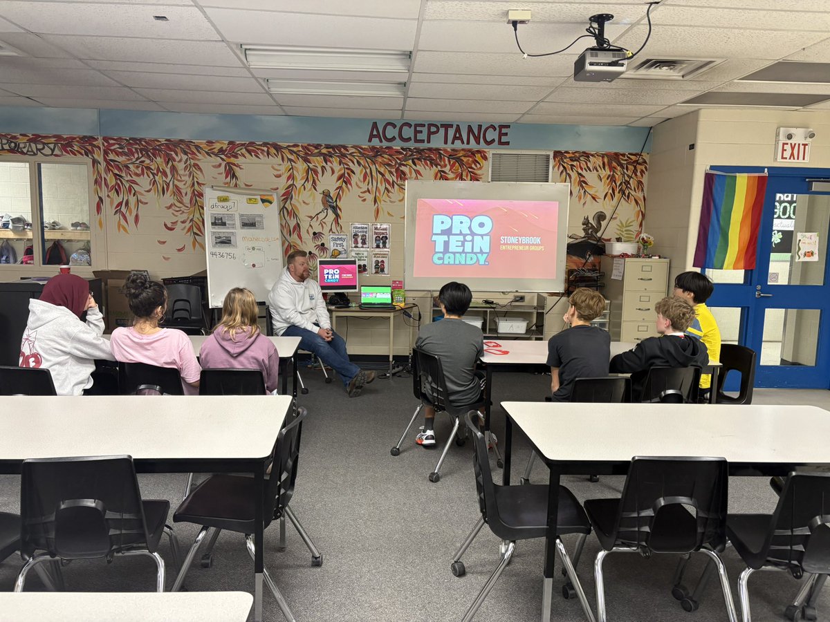 Bridgette Hastings (@hastings_mrs) on Twitter photo How lucky are we <a href="/StoneyBSharks/">StoneybrookSharks</a> to have Devin Powell from Protein Candy (and who was on Dragon's Den!) work with our Grade 8 Entrepreneur groups this afternoon on writing/refining their business pitches! <a href="/TVDSB_STEM/">TVDSB STEM</a> How lucky are we <a href="/StoneyBSharks/">StoneybrookSharks</a> to have Devin Powell from Protein Candy (and who was on Dragon's Den!) work with our Grade 8 Entrepreneur groups this afternoon on writing/refining their business pitches! <a href="/TVDSB_STEM/">TVDSB STEM</a>