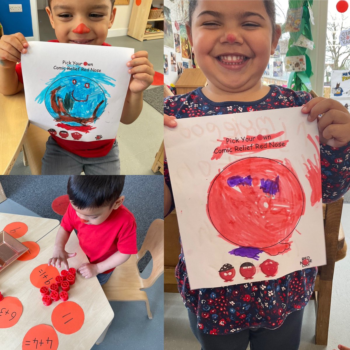 Comic Relief 
Nursery had a great day and lots of fun.