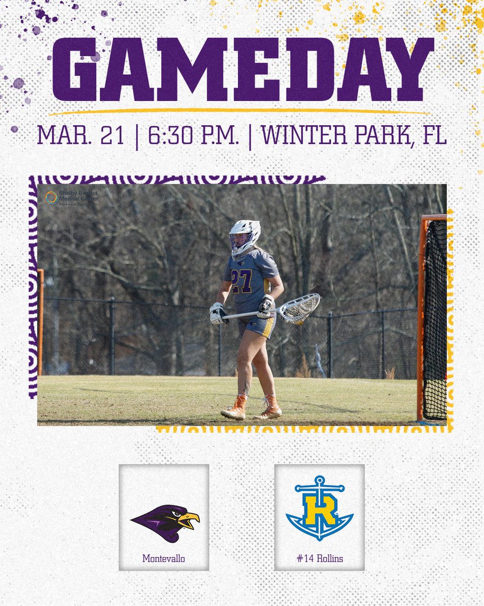GAMEDAY ON THE ROAD 🚌

🆚 No. 14 Rollins
⏰ 6:30 p.m.
📍 Winter Park, Fla.
📺 tinyurl.com/26meumlh
📊 tinyurl.com/23vzx3hg
📰 tinyurl.com/2bl2pk94

#TogetherWeRise