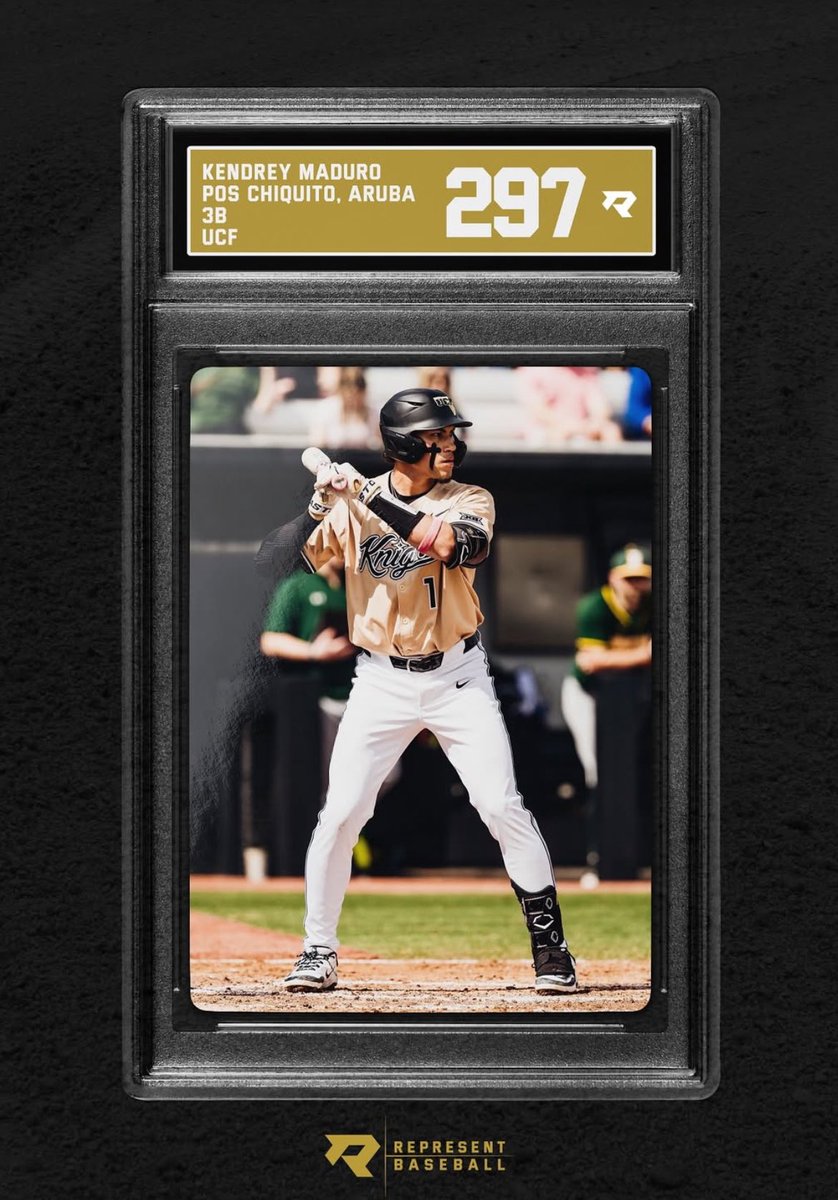 UCF Baseball’s <a href="/kendreyemilio/">KendreyJ</a> took to Instagram to announce an NIL signing.

“I am proud to share that l've joined the <a href="/RepresentBSB/">REPRESENT BASEBALL</a> REPS Athlete Team as a 297 Baseball Athlete in partnership with <a href="/RepresentThCode/">Represent The Code</a> !

Grab some gear to rep your code and use KM297 at checkout!”