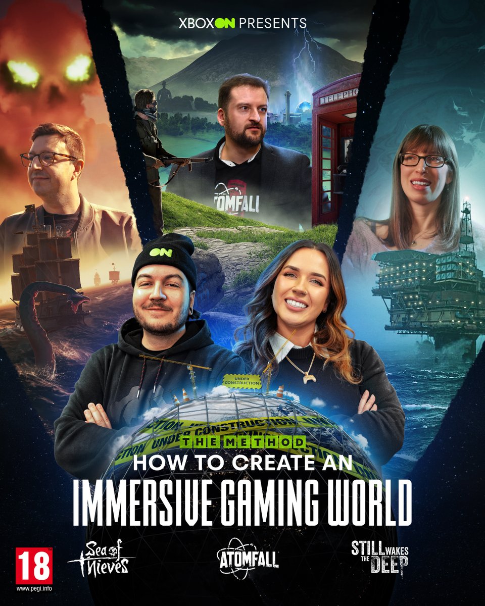 XboxIE_Official's tweet image. #TheMethod is HERE 💚 

Discover with Xbox On what it takes to create an immersive gaming world, including @Atomfallgame @SeaofThieves and @SWTD_Game 🎮 

Watch NOW: xbx.lv/4bQW8Lk