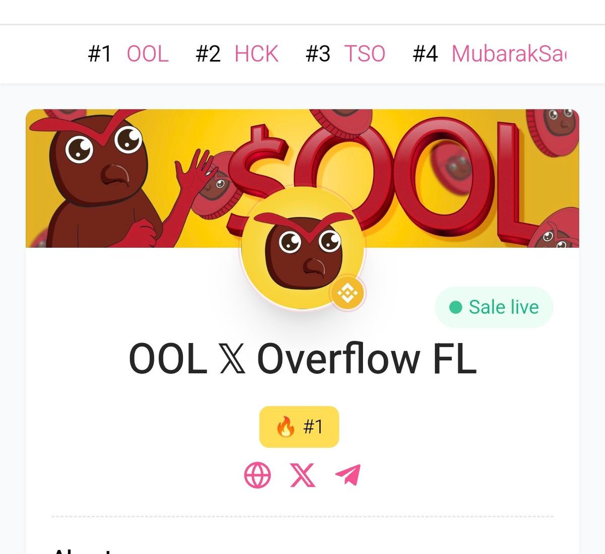OolBsc's tweet photo. #1 Hot Trending @pinkecosystem 🔥🔥

https://t.co/8P8NjlSy5v

#bsc #BNB #Presale #bnb https://t.co/lH3Df9wZtS