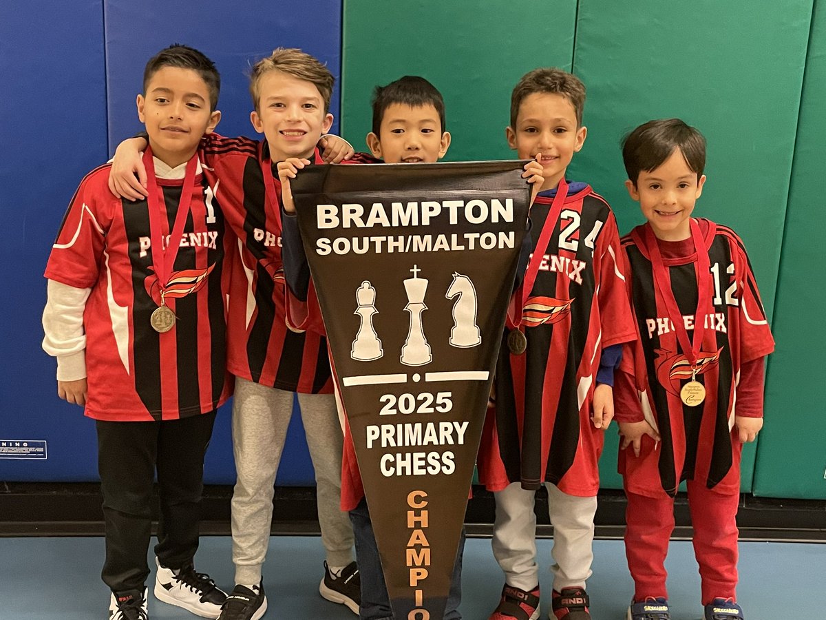 Clean sweep for our primary and junior chess teams in the BSM tournament!!