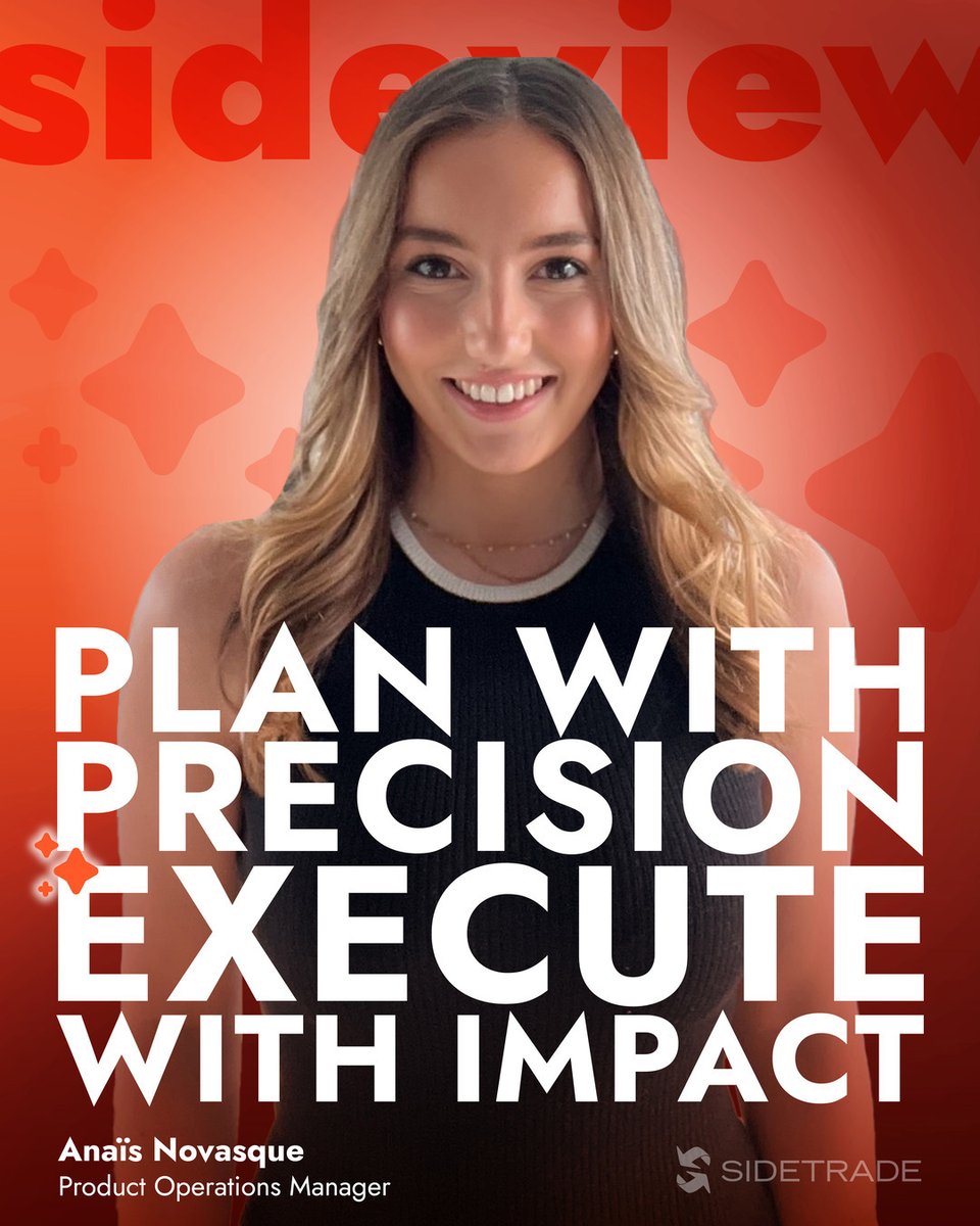 kaylanessman's tweet photo. Shoutout to Anaïs  for keeping product operations running smoothly! If you’re excited about building innovative solutions and driving real impact, Join our Product team! 👉 https://t.co/hskE0Ib89q 

 #AmazingSidetrade #PeopleMakeSidetradeUnique #NowHiring #GrowWithUs https://t.co/PFg1LiijDF