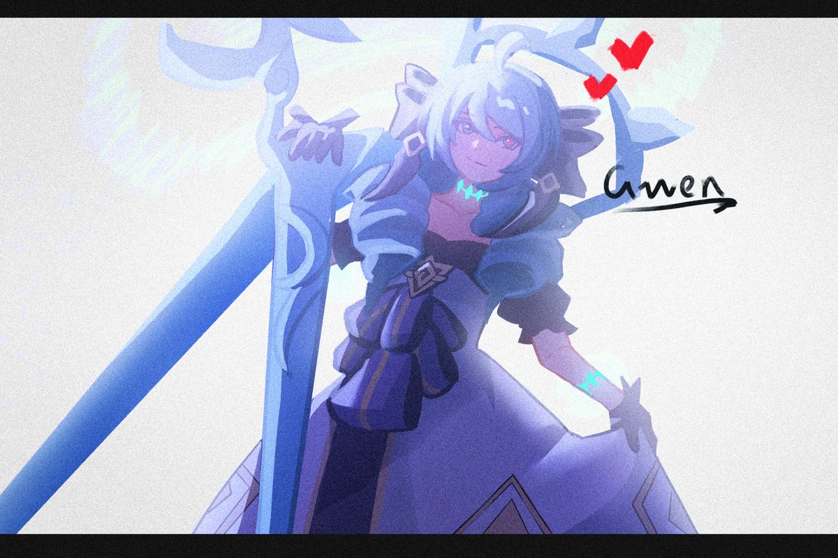 YanwenSesame's tweet photo. Gweb💕
#LeagueOfLegendsFanArt #LeagueOfLegends #lol #Gwen https://t.co/9wUOwpbsFD