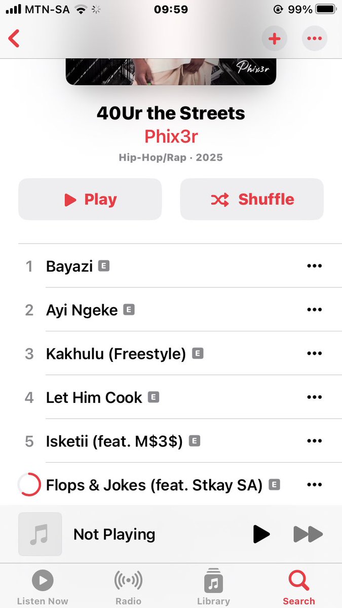 New mixtape 
40UR The Steets