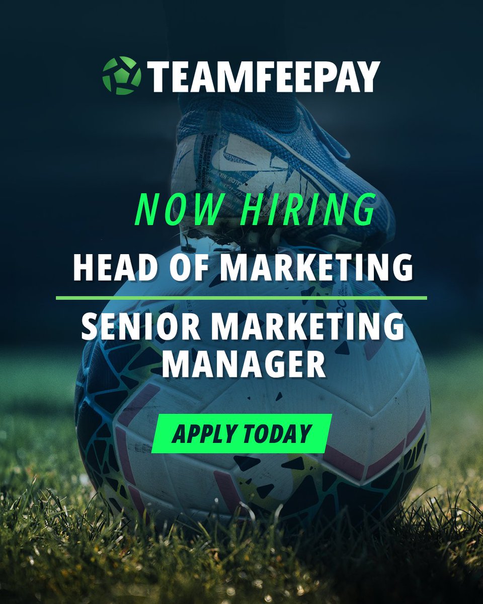 🚨 We're Hiring 🚨

We have an amazing opportunity for a dynamic, driven and motivated Head of Marketing/ Senior Marketing Manager to join our Sales &amp; Marketing team. 

Further details in the link below! We look forward to hearing from you.

👉 loom.ly/dEFRanQ