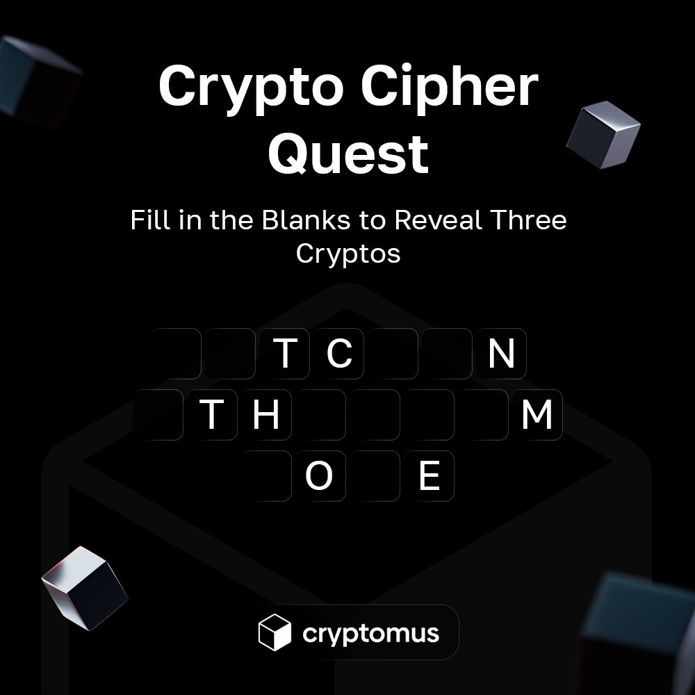 Win  3 $CRMS. Simple: 

 ⬛ Follow <a href="/Cryptomus/">Cryptomus</a>
 ⬛ Quote + comment your answer

Take your chance ↓
