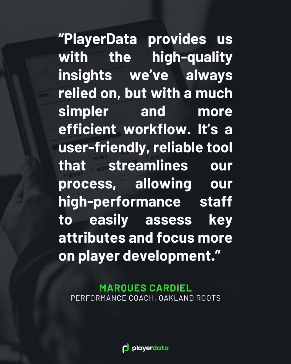 PlayerData's tweet image. You deserve the best. Now go be your best. 💪⚽

#NeverADoubt #PlayerData #OaklandRoots