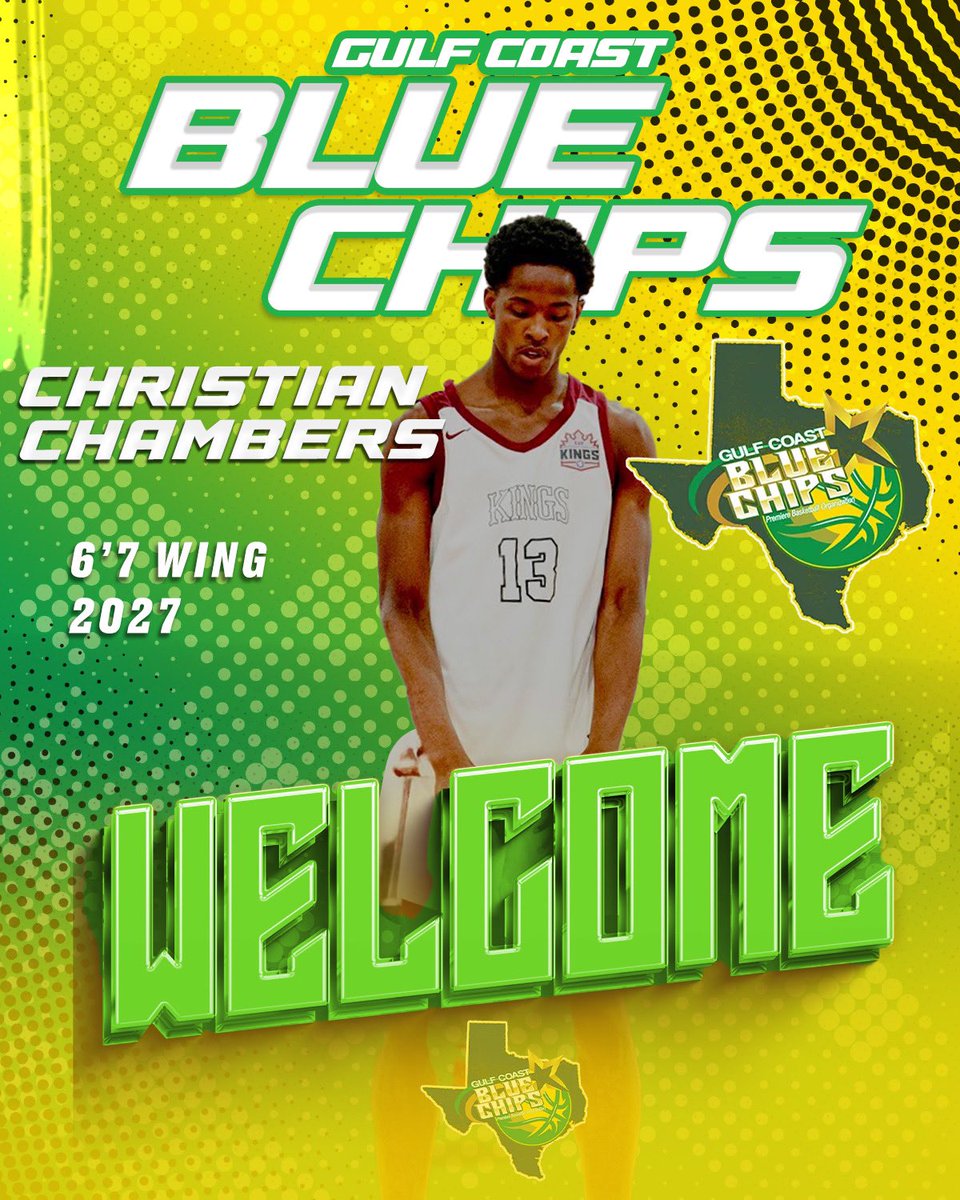 ctchambers9's tweet image. Excited to announce that I’m reclassifying to the Class of 2027 and joining the Gulf Coast Blue Chips 16U UAA for this AAU season! Can’t wait to see what the future holds.
@EOPHoops @CoachAntWillis @BlueChipsCEO