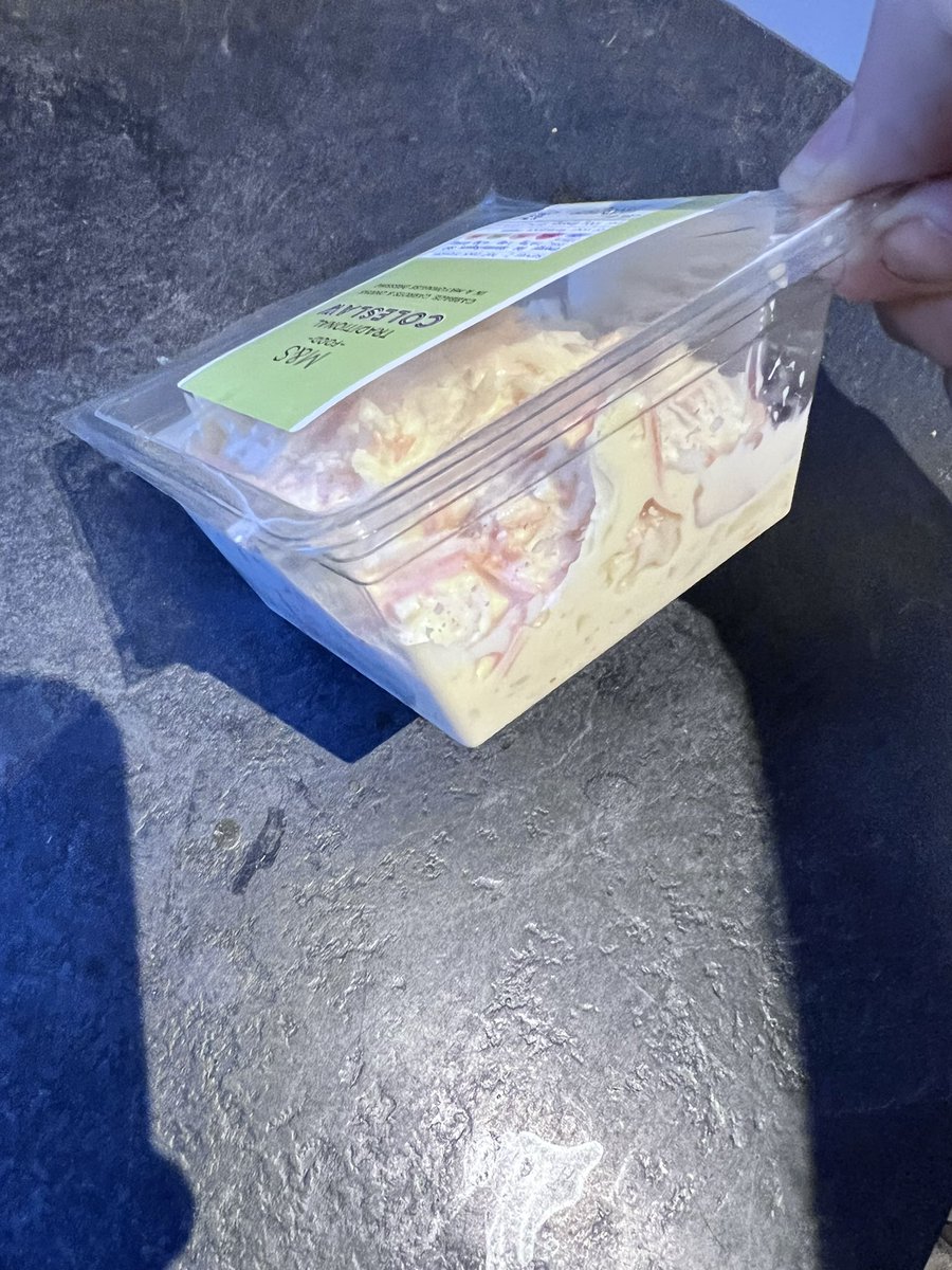 craigmh's tweet photo. @marksandspencer if the lid is domed and solid to the touch, is it edible? https://t.co/8zkXdGfGjg