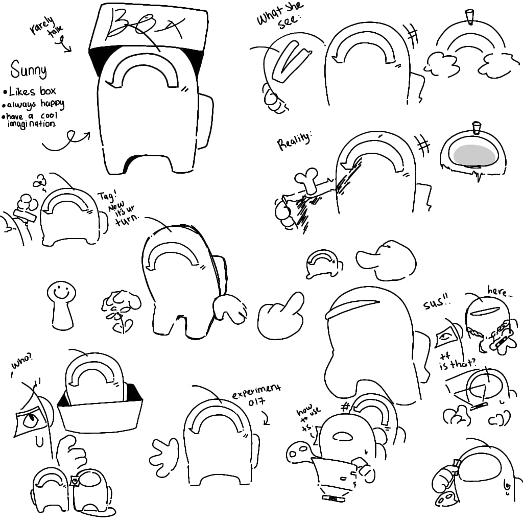 Sunny. 
#amongusOC #amongusart #amongUs #oc