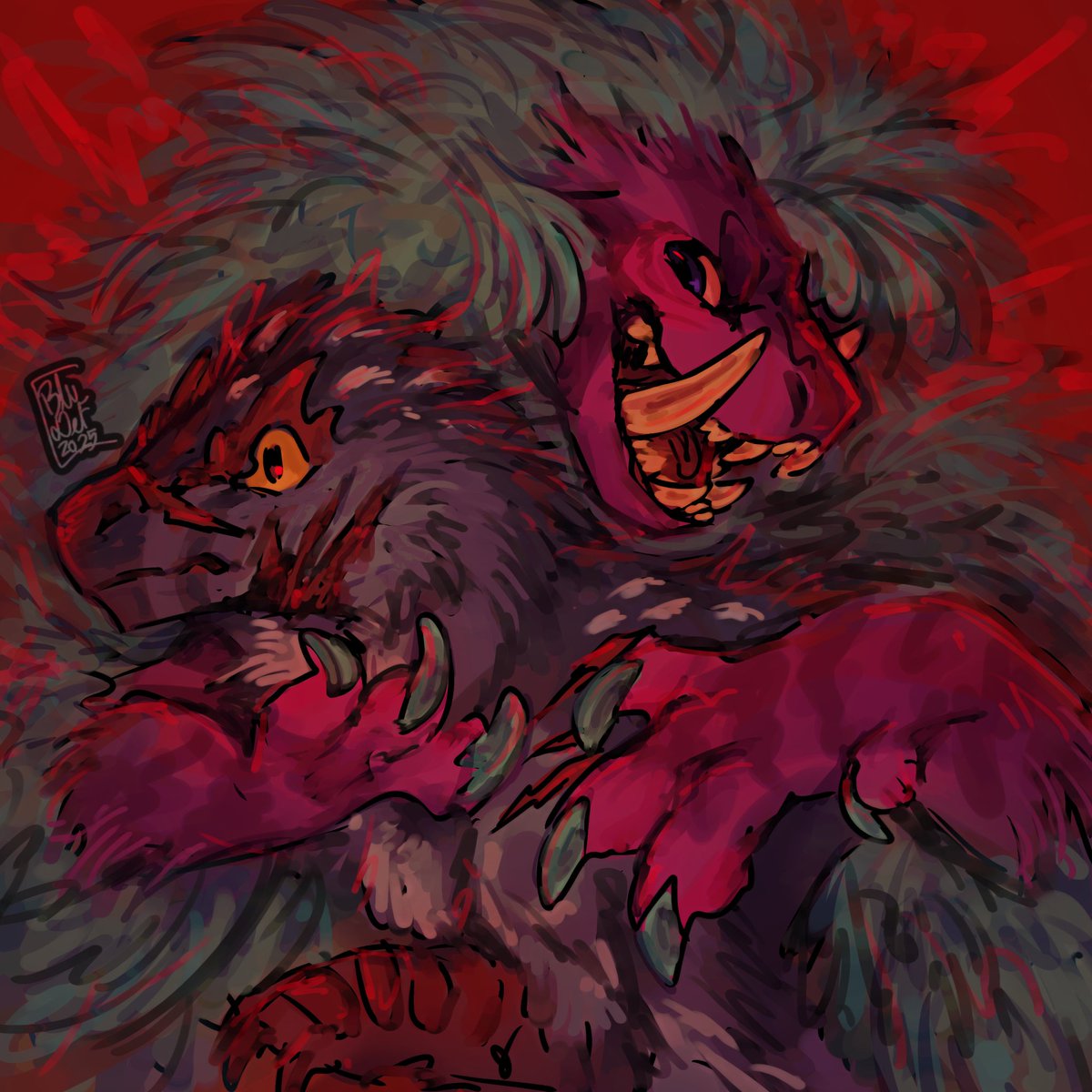 Rawr

#art #digitalart #Dinosaurs