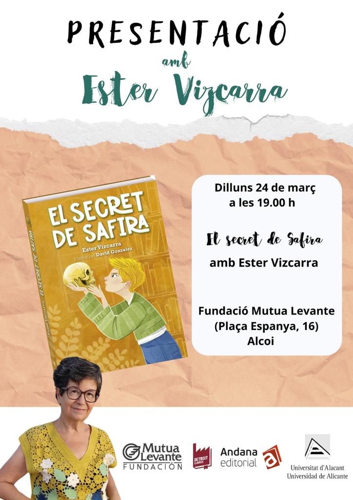 Ara toca presentar "El secret de Safira" 😄