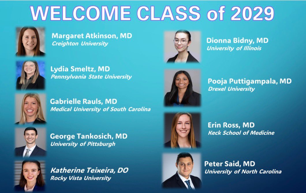 A HUGE congratulations to our incredible class of 2029!! We’re so excited to have you join us! Welcome to the Pittsburgh fam!! 🥳🤩