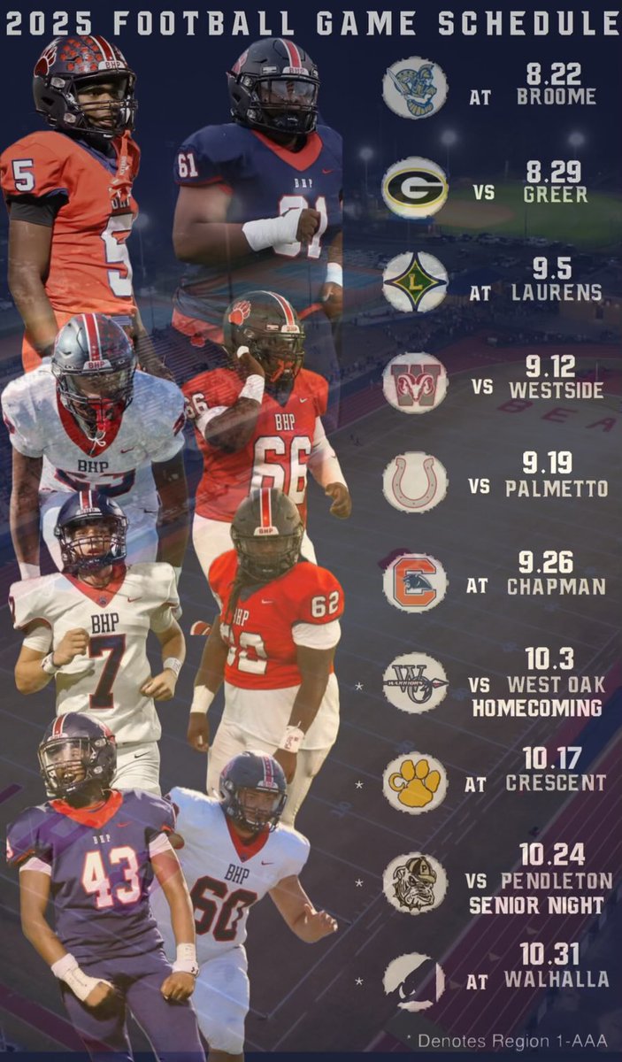 Russell Blackston (@rblackstonbhp) on Twitter photo <a href="/BHP_Football/">BHP Football</a> <a href="/bhp_bears/">Bear Football Stats</a> <a href="/BHPBearNation/">BHP Bears!</a> #TheBestIsYetToCome #tpw
2025 Schedule Release!!! <a href="/BHP_Football/">BHP Football</a> <a href="/bhp_bears/">Bear Football Stats</a> <a href="/BHPBearNation/">BHP Bears!</a> #TheBestIsYetToCome #tpw
2025 Schedule Release!!!