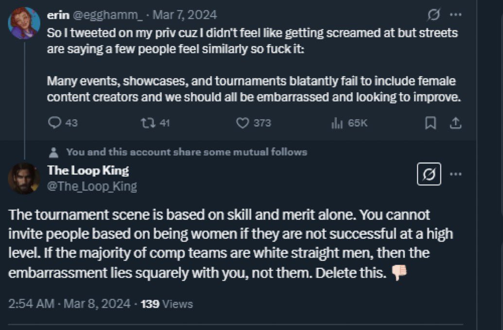 angelolooTW's tweet photo. i wanted to DM you but you got em closed @The_Loop_King can u address these disgusting things you said, after you made a (now bait) tweet in support for women? and also unblock these people you silenced? https://t.co/ieHd8gQY2J
