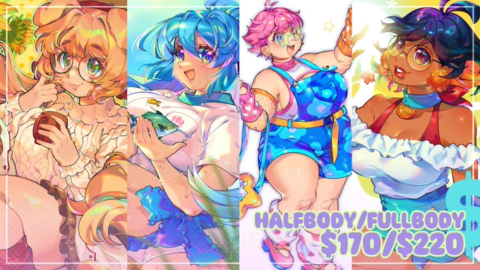  Additional  is 1-2 months.I offer commercial use options and payment plans for orders over $200.I added NSFW options!! Some comm requests will be invoiced at the beginning of April, some earlier. I will contact you prior! 