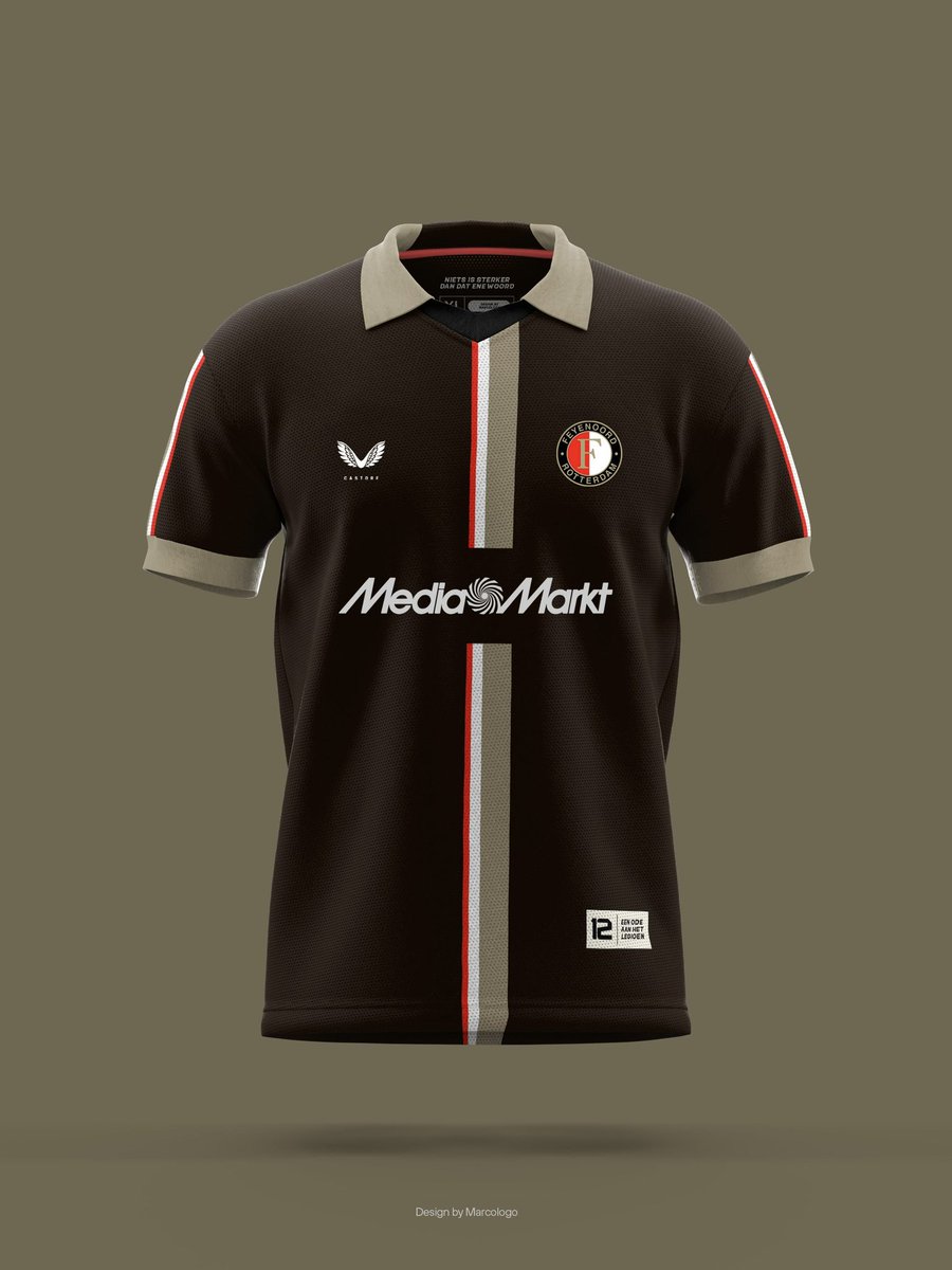 MarcovHoogdalem's tweet photo. Hier zijn mijn conceptontwerpen voor een nieuw Feyenoord-shirt! Welke vind jij het mooist? Laat het me weten! @Feyenoord @OfficialCastore #Feyenoord https://t.co/isOfsnigPX
