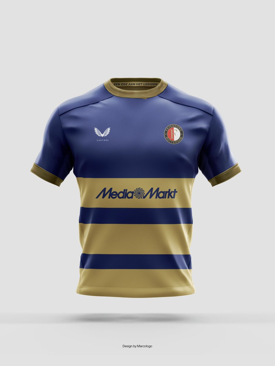 MarcovHoogdalem's tweet photo. Hier zijn mijn conceptontwerpen voor een nieuw Feyenoord-shirt! Welke vind jij het mooist? Laat het me weten! @Feyenoord @OfficialCastore #Feyenoord https://t.co/isOfsnigPX