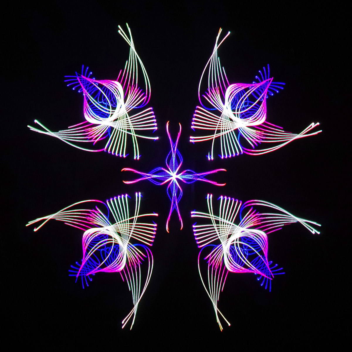 Laser Rorschach test, what do you see?