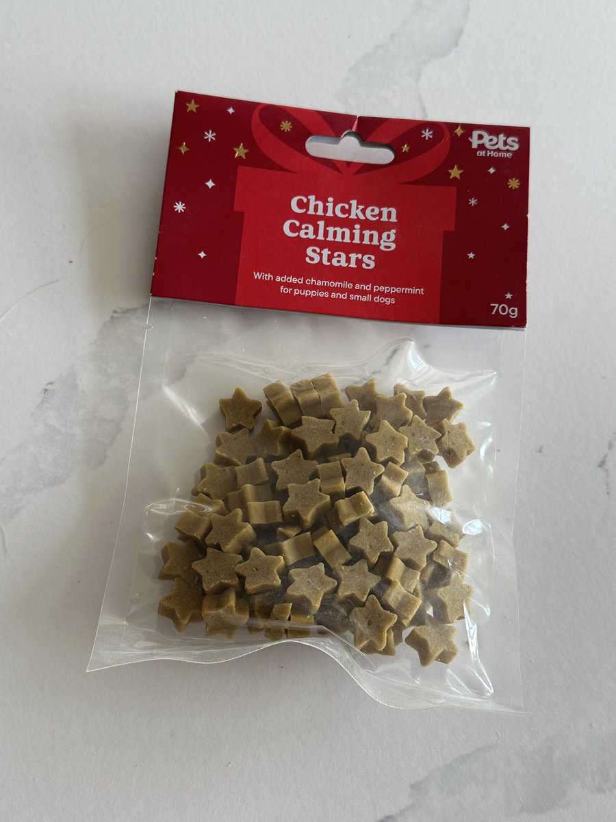 LDiacci's tweet photo. @PetsatHome why don’t you sell these all year round?? My dog LOVES them but I’ve nearly finished all the many packs I bought at Christmas and can’t find any equivalent in store 🥺🐶 https://t.co/36qSW0sake