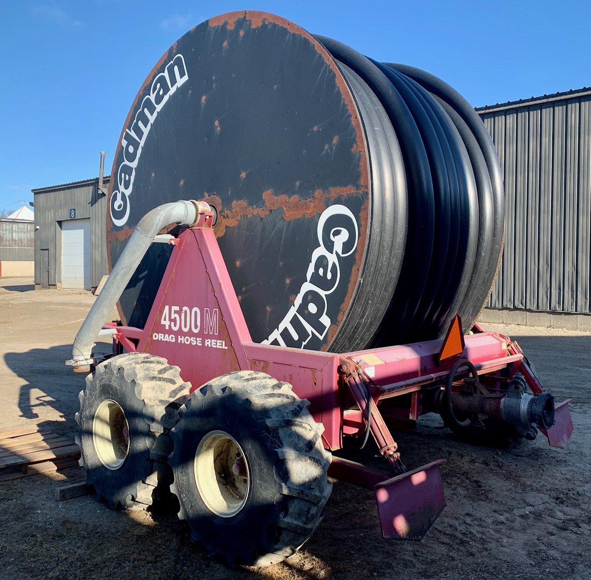 CadmanPower's tweet image. We have a wide variety of used #irrigation and manure equipment to get you ready for the Spring season. 🌱
Hot deal: used 6" pipe with Wade Rain Fittings, cheaper than at auction! We also have great pricing on in-stock supply hose.
➡️cadmanpower.com/used-equipment/