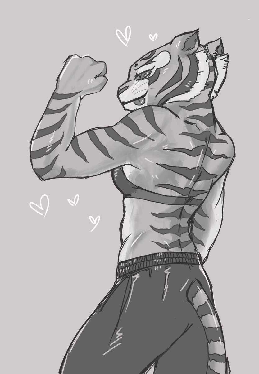 _zzommie's tweet photo. Girls’ back muscles!! 

#kungfupanda #mastertigress https://t.co/GnF50PvmAU