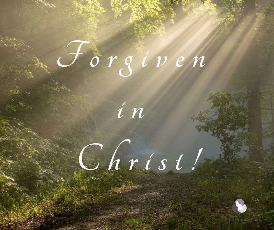 JulieSunne1's tweet photo. To think that as often as I sin in thought, word, or deed, the Lord forgives me in Christ. What a loving and merciful God we have! #forgiveninChrist https://t.co/2Vk1dYzuMx