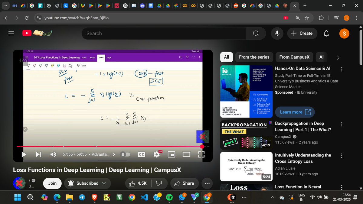 futurebeast_04's tweet image. Day 93 of #100DaysOfMLCode
1.Learned abt different types of loss functions and their significance
2.Revised previous concepts
3.Working on a assignment
#100DaysOfCode
